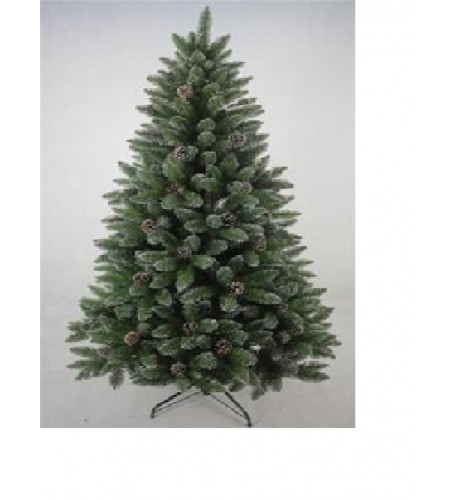 2.1 METER SNOWY PINE (WITH PINE CONES) TREE 